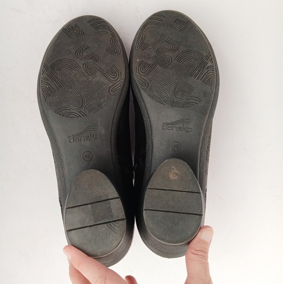 Dansko Raina Black Leather Bootie size 40 - Picture 6 of 6